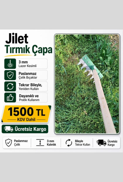 paslanmaz çelik -Jilet-tırmık çapa👍ÜCRETSİZ KARGO 👍KDV DAHİL💯 🧿👍