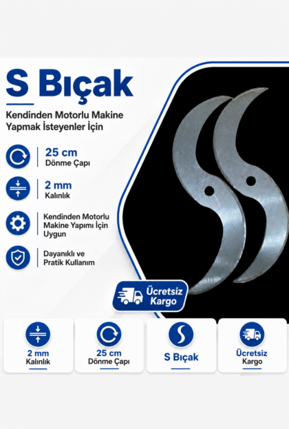 SEBZE MEYVE TAHIL ÖĞÜTÜCÜ İÇİN S Paslanmaz Çift Bıçak