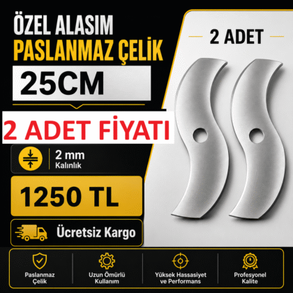 25 cm S BICAK 2 adet - ücretsiz kargo