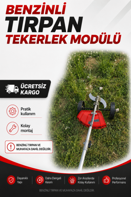 BENZİNLİ OT TIRPAN İÇİN TEKERLEK MODÜLÜ- ÜCRETSİZ KARGO 👍