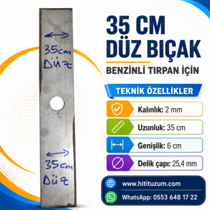 35 CM DÜZ BICAK 1 ADET – ücretsiz kargo 1500 ₺